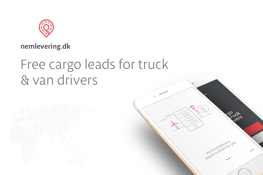 Aplicativo nemlevering.dk – Find a Cargo